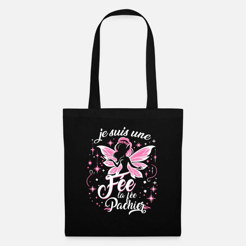 Je Suis Une Fée La Fée Pachier - Sac en tissu - noir