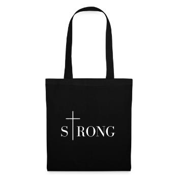 Un don fort de Jésus-Christ - Sac en tissu - noir - Devant