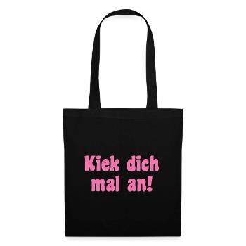 Model Saying Berlin - Tote Bag - black - Front