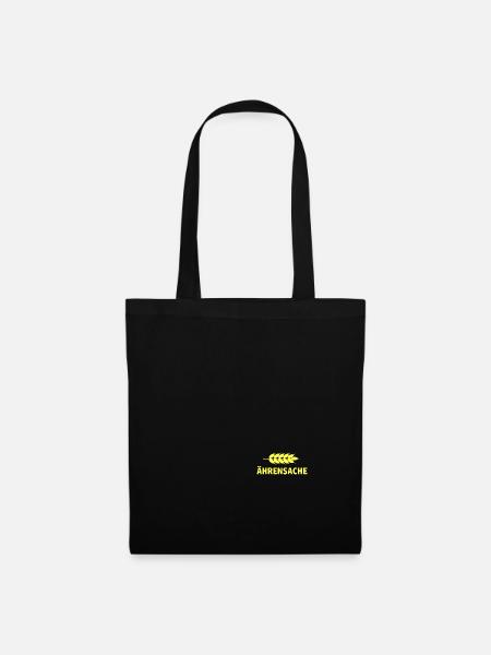 Ährensache Bäcker Bauer Ähre - Stoffbeutel - Schwarz
