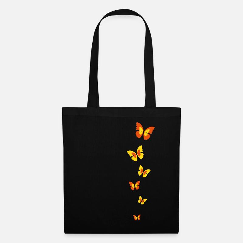 butterfly - Tote Bag - black