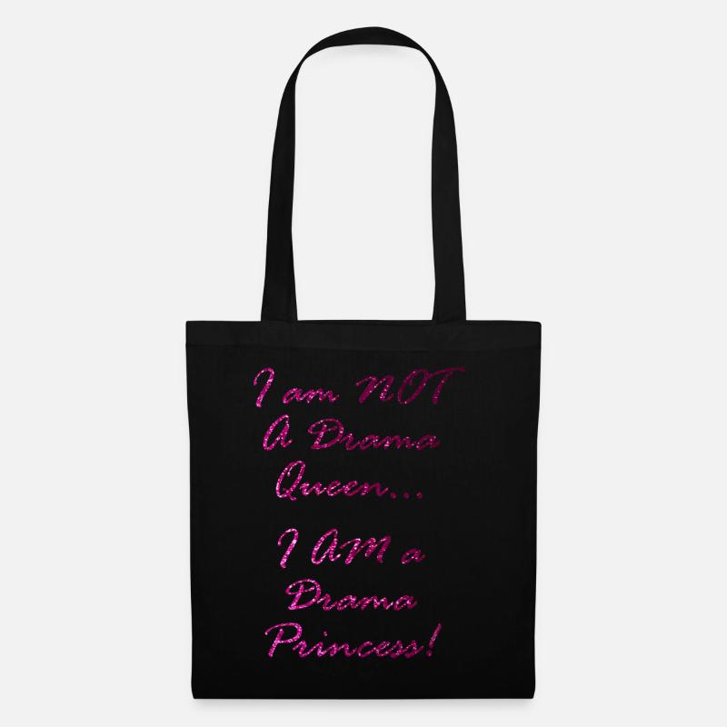 Not a Drama Queen - Tote Bag - black