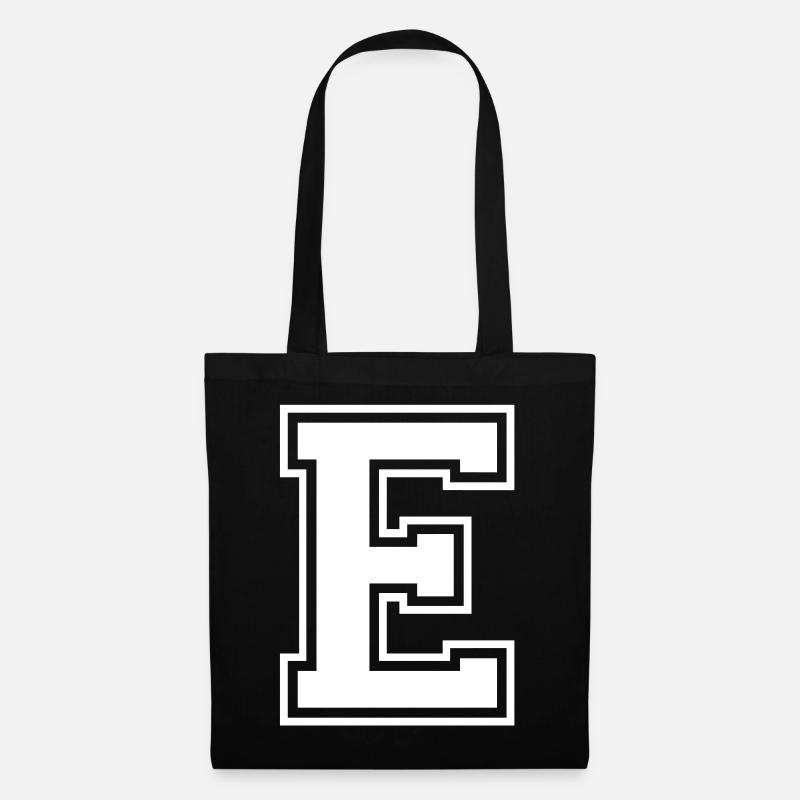 e - Stoffbeutel - Schwarz