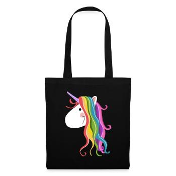 Cute Unicorn - Unicorns - Unicorn - Unicorns - Tote Bag - black - Front