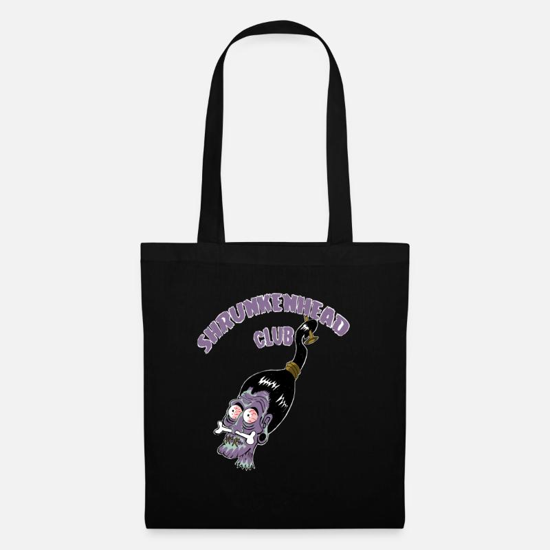 shrunken_head - Sac en tissu - noir