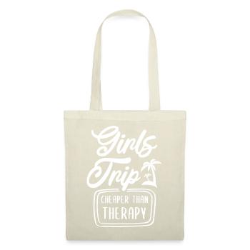 Girls Trip - Cheaper Than Therapy - Stoffbeutel - Natur - Vorne