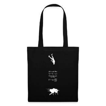 Équation physique - Sac en tissu - noir - Devant