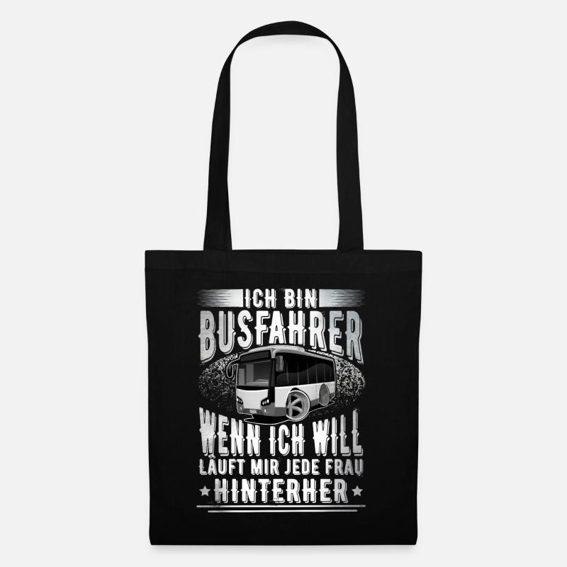 Busfahrer - Stoffbeutel - Schwarz