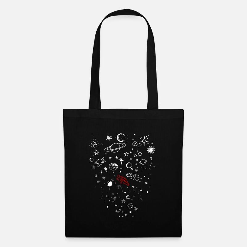 lance tesla dans le monde - Sac en tissu - noir