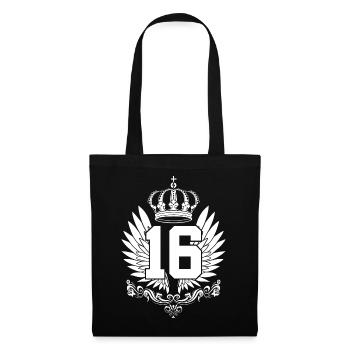 16ÈME ANNIVERSAIRE 16 ANS - Sac en tissu - noir - Devant