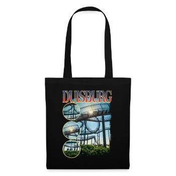 Duisburg Germany City Skyline Home Love - Tote Bag - black - Front