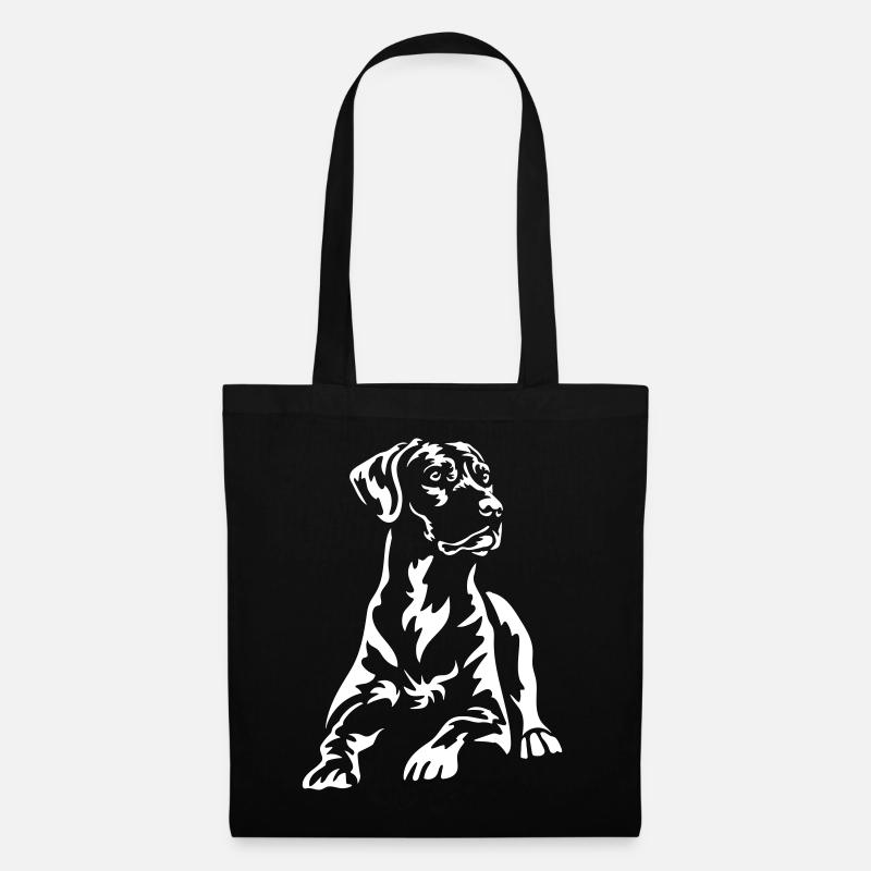 Rhodesian Ridgeback "Black Edition" - Stoffbeutel - Schwarz