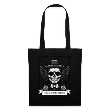 Angel - Skull - Stoffbeutel - Schwarz - Vorne