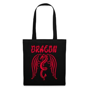 Red Dragon - Tote Bag - black - Front