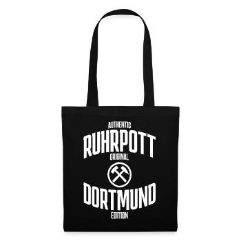 Ruhrpott Shirt dortmund edition - Tote Bag - black - Front
