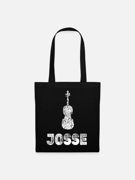 Bratsche Josse - Stoffbeutel - Schwarz