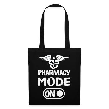 Apotheker Pharmazeutisch-technischer - Stoffbeutel - Schwarz - Vorne