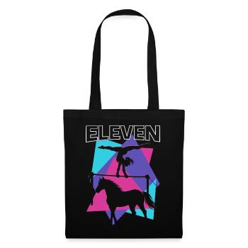 Don de gymnaste de saut pour le 11e anniversaire des chevaux - Sac en tissu - noir - Devant