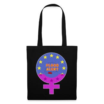 Flood_alert - Sac en tissu - noir - Devant