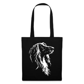 Afghan Greyhound Silhouette Dogs Wilsigns - Tote Bag - black - Front