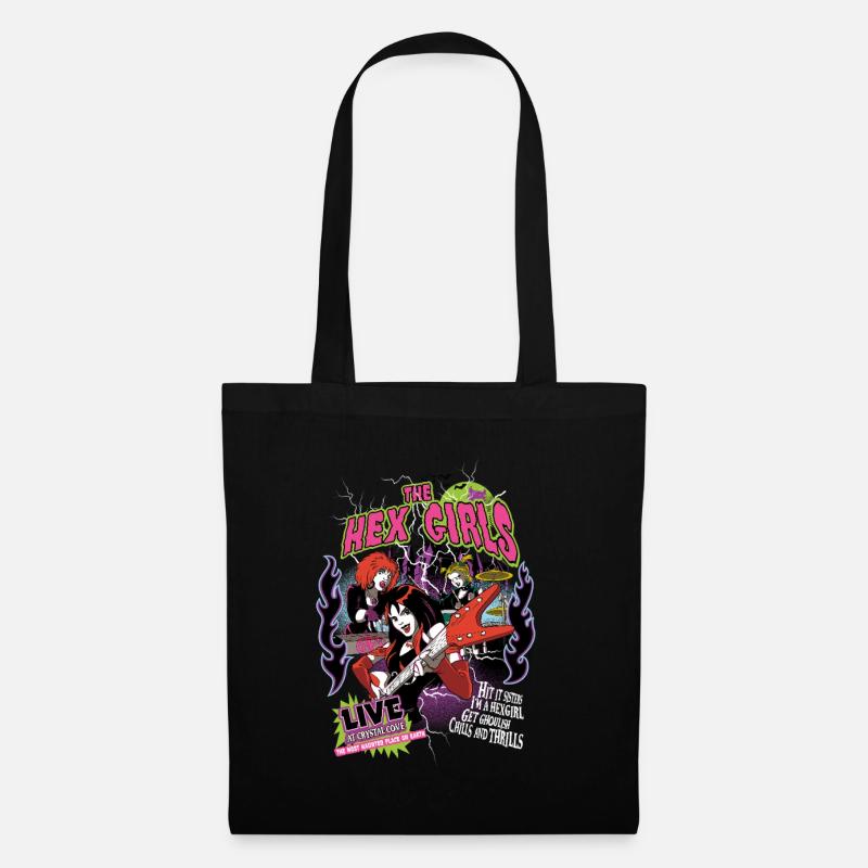 Scooby-Doo The Hex Girls Mit E-Gitarre Und Mystery - Stoffbeutel - Schwarz