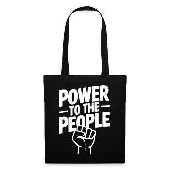 Power to the People - Tote Bag - black - Front