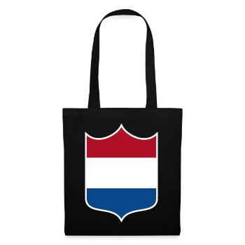 Pays-Bas - Sac en tissu - noir - Devant