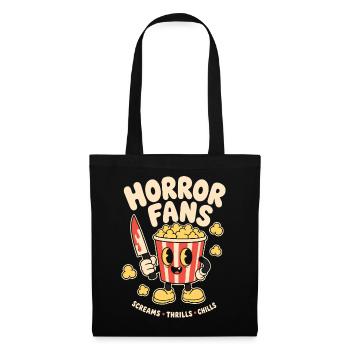 Horror Fans Screams Thrills Chills - Tote Bag - black - Front