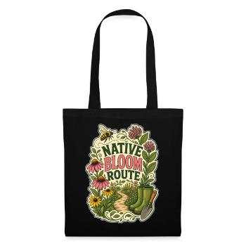 NATIVE BLOOM ROUTE - Tote Bag - black - Front