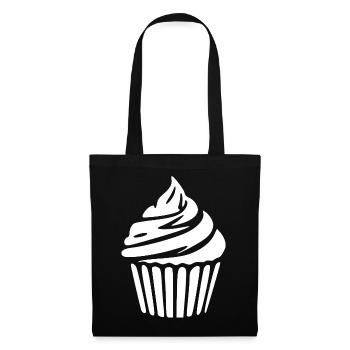 Cupcake Muffin Bakery Baking Gift - Tote Bag - black - Front