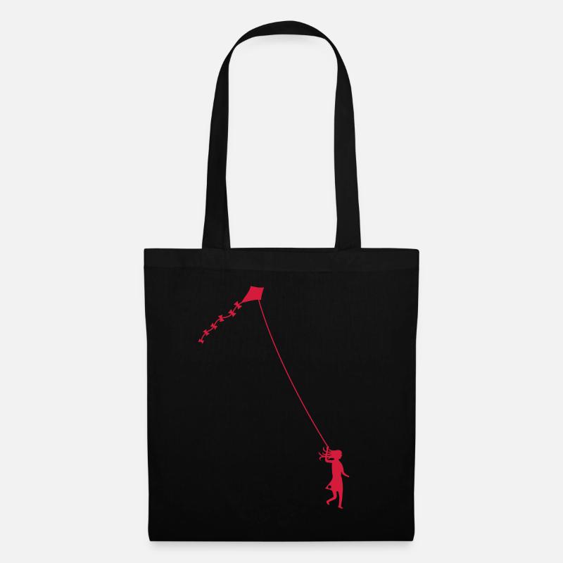 Let's go fly a kite! - Tote Bag - black