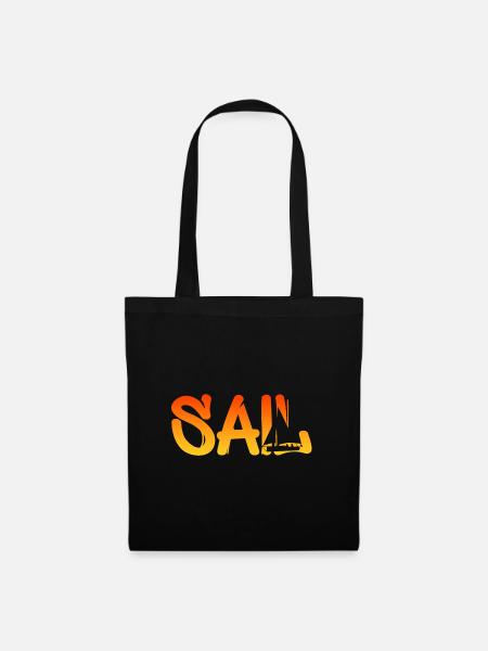 SAIL - Stoffbeutel - Schwarz