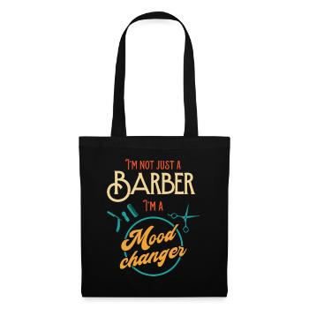 I'm Not Just A Barber I'm A Mood Changer Retro - Tote Bag - black - Front