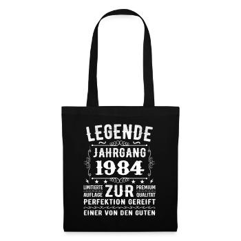 Legend - Vintage 1984 - Matured to perfection - Tote Bag - black - Front