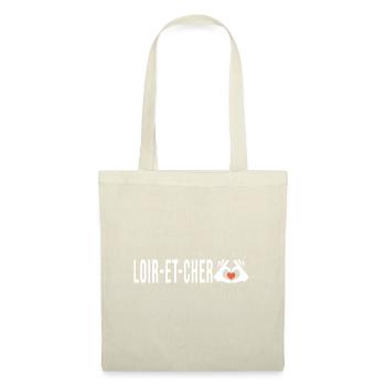 Loir et Cher j aime le Loir et Cher cadeau humour - Sac en tissu - nature - Devant