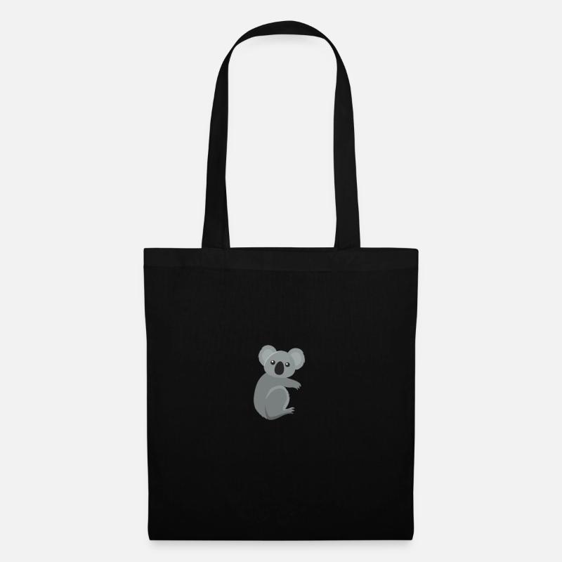 Koala T-Shirt - Stoffbeutel - Schwarz