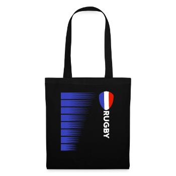 Rugby France Rugby Maillot Pour les Français France - Sac en tissu - noir - Devant