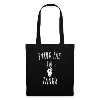 JE PEUX PAS J'AI TANGO - Sac en tissu - noir - Devant