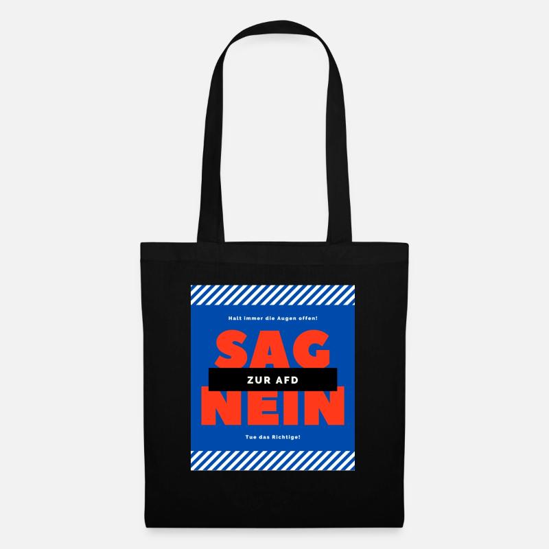 AFD! Nein! - Stoffbeutel - Schwarz