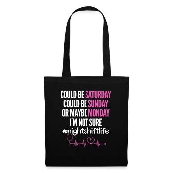 Nurse Night Shift - Tote Bag - black - Front