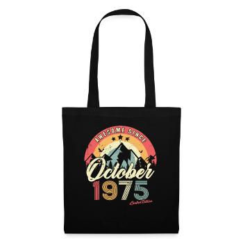 Cadeau D'anniversaire En Octobre 1975 Vintage - Sac en tissu - noir - Devant