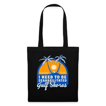 J’ai besoin d’être séahabilité Gulf Shores Summer - Sac en tissu - noir - Devant