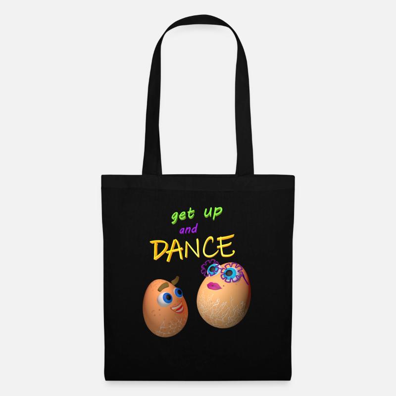 get up and dance - Tote Bag - black
