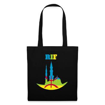 Rif muslim - Sac en tissu - noir - Devant