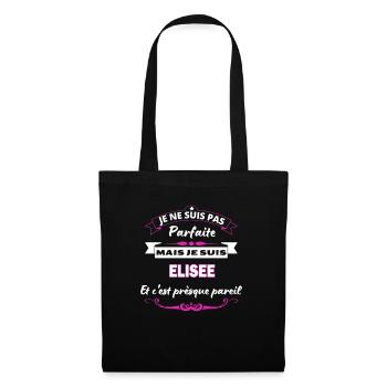 je ne suis pas Parfaite Elisee - Sac en tissu - noir - Devant