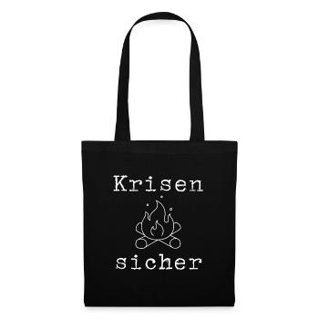 Crisis-proof - Tote Bag - black - Front