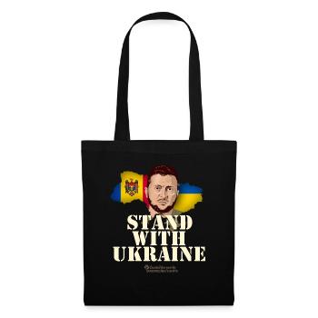 Ukraine Zelenskyi T-Shirt Moldova - Tote Bag - black - Front