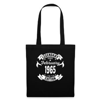Legendary since february 1965 - Stoffbeutel - Schwarz - Vorne