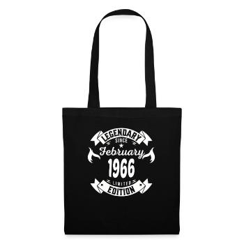 Légendaire depuis février 1966 - Sac en tissu - noir - Devant