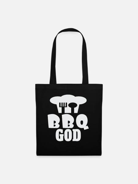 BBQ GOTT - Stoffbeutel - Schwarz